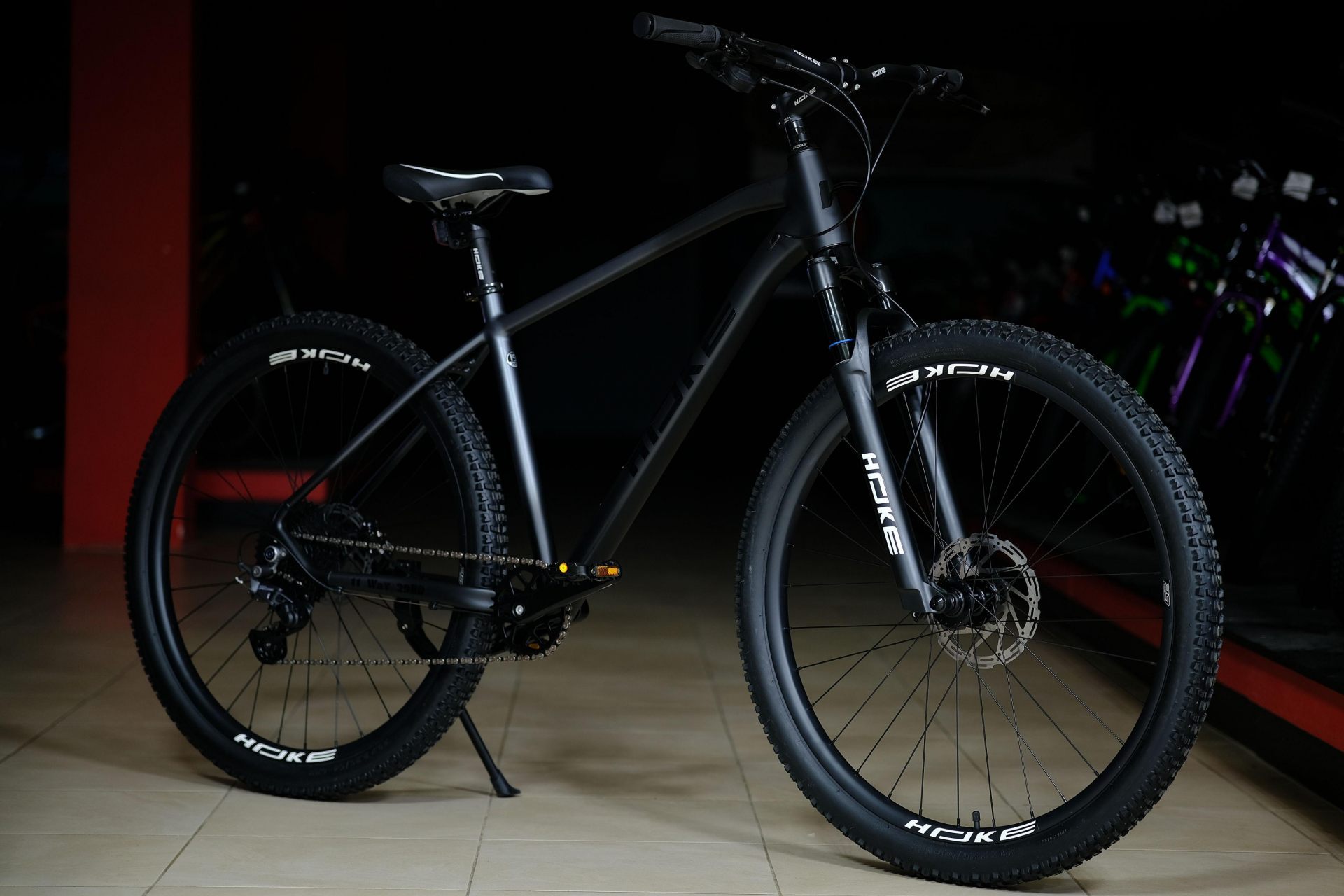 Велосипед HOKE 11 Way 29 HD матовый чёрный-серый 19